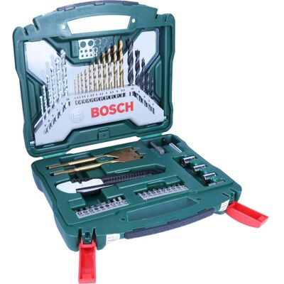 Bosch Coffret X-Line Titane de 50 pièces 2607019327, Boremaskine & bit sæt Bosch Coffret X-Line Titane de 50 pièces 2607019327, Boremaskine & bit sæt