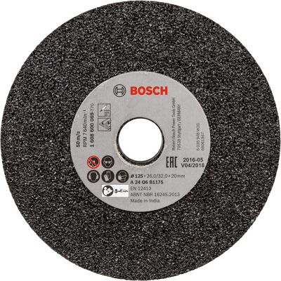 Bosch 1608600069 Metal Slibeskive - 125mm, Korn 24 - Tung Brug Bosch 1608600069 Metal Slibeskive - 125mm, Korn 24 - Tung Brug