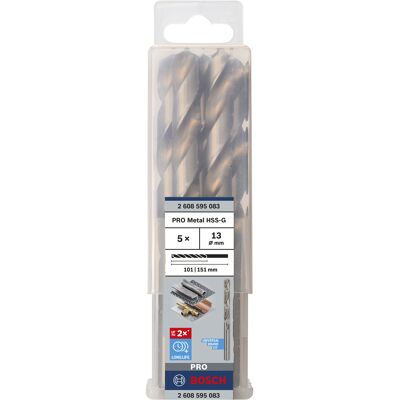 Bosch PRO Metal HSS-G spiralbor, Ø 13mm, Boremaskine Bosch PRO Metal HSS-G spiralbor, Ø 13mm, Boremaskine