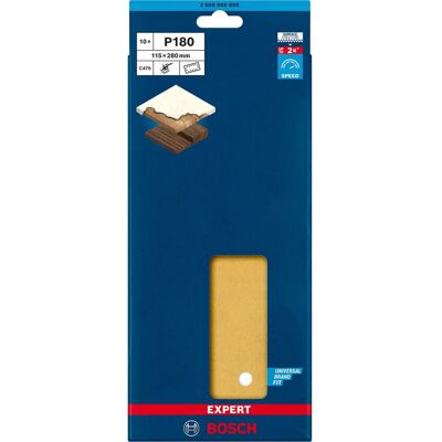 Bosch Expert C470 10 stk Slibeblad, Slibning ark Bosch Expert C470 10 stk Slibeblad, Slibning ark