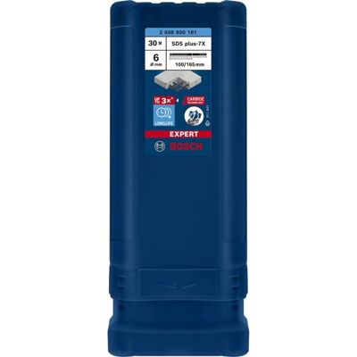 Bosch Expert SDS plus-7X Hammer drill bit 30 stk, Boremaskine Bosch Expert SDS plus-7X Hammer drill bit 30 stk, Boremaskine