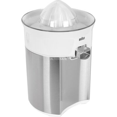 Braun CJ5050 WH elektrisk citruspresser 60 W Metallic, Hvid Braun CJ5050 WH elektrisk citruspresser 60 W Metallic, Hvid