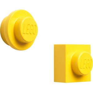 Room Copenhagen LEGO Magnet Sæt gul Room Copenhagen LEGO Magnet Sæt gul