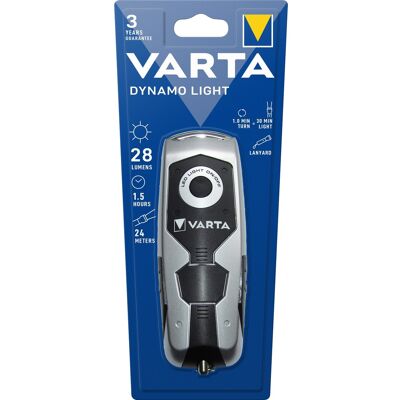 Varta Dynamo Light LED Håndlygte - LED lommelygte Varta Dynamo Light LED Håndlygte - LED lommelygte