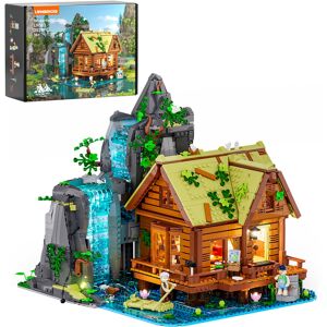 Lumibricks Vandfaldshytte, Bygge legetøj Lumibricks Vandfaldshytte, Bygge legetøj