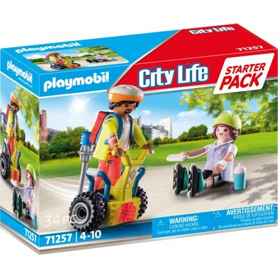 Playmobil City Life Starter Pack Redning med Balance-Racer, Bygge legetøj Playmobil City Life Starter Pack Redning med Balance-Racer, Bygge legetøj