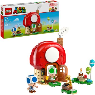 Lego Super Mario Fest i Toads hus, Bygge legetøj Lego Super Mario Fest i Toads hus, Bygge legetøj
