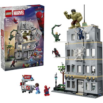 Lego Marvel Super Heroes Stor opgør: Spider-Man vs. Hulk, Bygge legetøj Lego Marvel Super Heroes Stor opgør: Spider-Man vs. Hulk, Bygge legetøj
