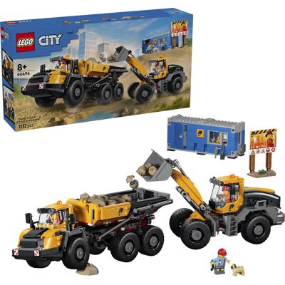 Lego City Tipvogn og læssemaskine, Bygge legetøj Lego City Tipvogn og læssemaskine, Bygge legetøj