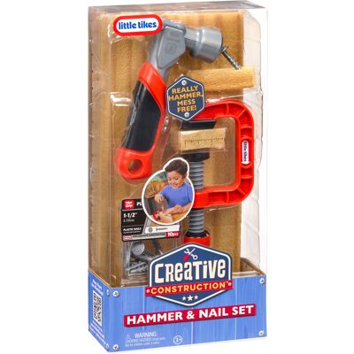 MGA Entertainment Little Tikes Creative Construction - Hammer- og søm-sæt, Børne værktøj MGA Entertainment Little Tikes Creative Construction - Hammer- og søm-sæt, Børne værktøj