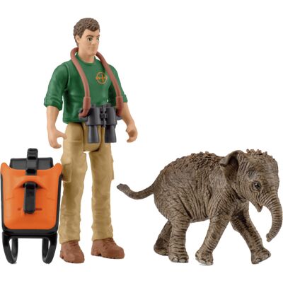 Schleich Lomme Sæt! Forsker på Udflugt, Spil figur Schleich Lomme Sæt! Forsker på Udflugt, Spil figur