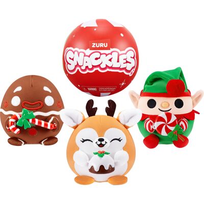ZURU Snackles Christmas, Plysdyr ZURU Snackles Christmas, Plysdyr