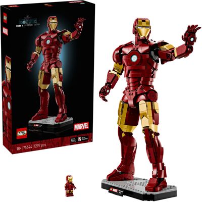 Lego Marvel Super Heroes Iron Man Mark 3 Samlerudgave, Bygge legetøj Lego Marvel Super Heroes Iron Man Mark 3 Samlerudgave, Bygge legetøj