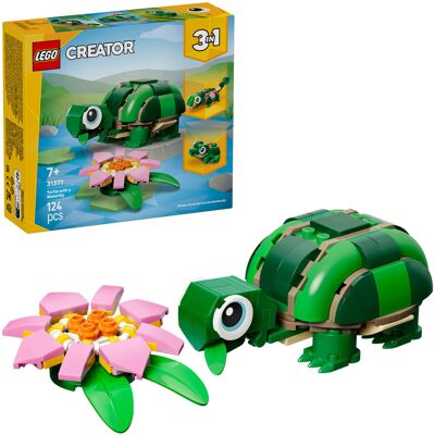 Lego Creator 3-i-1 Skildpadde med Vandlilje, Bygge legetøj Lego Creator 3-i-1 Skildpadde med Vandlilje, Bygge legetøj