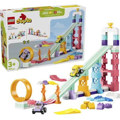 Lego Town Kreative springramper med små racerbiler 3-i-1 sæt, Bygge legetøj Lego Town Kreative springramper med små racerbiler 3-i-1 sæt, Bygge legetøj