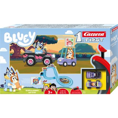 Carrera FIRST Bluey & Bingo - Lets Go, Racerbane Carrera FIRST Bluey & Bingo - Lets Go, Racerbane