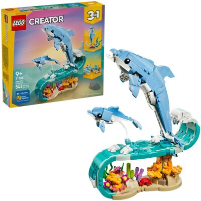 Lego Creator 3-i-1 Havdyr: Smukke delfiner, Bygge legetøj Lego Creator 3-i-1 Havdyr: Smukke delfiner, Bygge legetøj