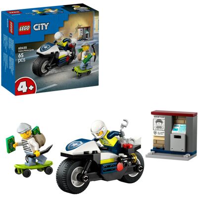 Lego City Politimotorcykel på forbryderjagt, Bygge legetøj Lego City Politimotorcykel på forbryderjagt, Bygge legetøj