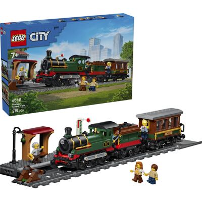 Lego City Klassisk damptog, Bygge legetøj Lego City Klassisk damptog, Bygge legetøj