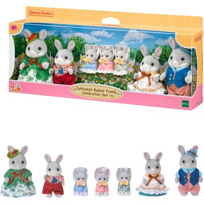 EPOCH Sylvanian Families - Skovkanin Familie Festset, Bygge legetøj EPOCH Sylvanian Families - Skovkanin Familie Festset, Bygge legetøj