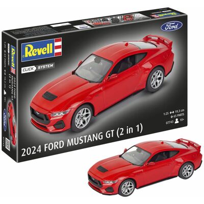 Revell 2024 Ford Mustang GT Click-System, Model køretøj Revell 2024 Ford Mustang GT Click-System, Model køretøj