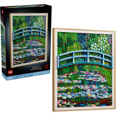 Lego Kunst Claude Monet - Bro over en åkandepøl, Bygge legetøj Lego Kunst Claude Monet - Bro over en åkandepøl, Bygge legetøj