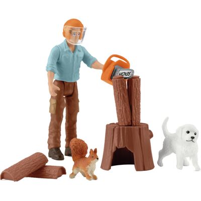 Schleich Lomme Sæt! Skovfoged, Spil figur Schleich Lomme Sæt! Skovfoged, Spil figur