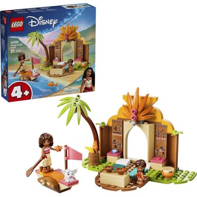 Lego Disney Princess Vaianas hytte og båd, Bygge legetøj Lego Disney Princess Vaianas hytte og båd, Bygge legetøj