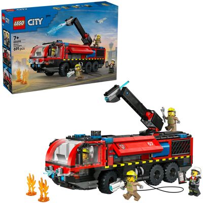 Lego City lufthavnsbrandbil, Bygge legetøj Lego City lufthavnsbrandbil, Bygge legetøj