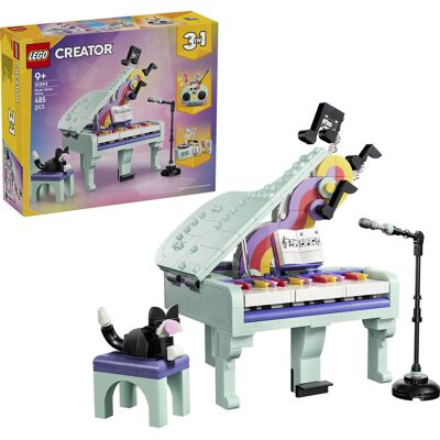 Lego Creator 3-i-1 dekorationsklaver med kat, Bygge legetøj Lego Creator 3-i-1 dekorationsklaver med kat, Bygge legetøj