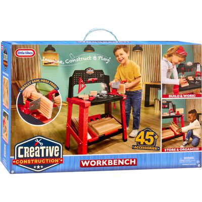 MGA Entertainment Little Tikes Creative Construction - Værkstedsbænk, Børne værktøj MGA Entertainment Little Tikes Creative Construction - Værkstedsbænk, Børne værktøj