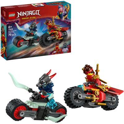 Lego Kais motorcykel-racerløb, Bygge legetøj Lego Kais motorcykel-racerløb, Bygge legetøj