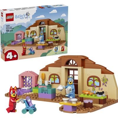 Lego Bluey Skole med Rusty og Bluey, Bygge legetøj Lego Bluey Skole med Rusty og Bluey, Bygge legetøj