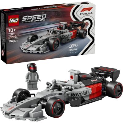 Lego Speed Champions Audi Revolut F1 Team R26 racerbilen, Bygge legetøj Lego Speed Champions Audi Revolut F1 Team R26 racerbilen, Bygge legetøj
