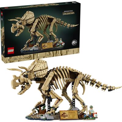 Lego Jurassic World Dinosauriefossiler: Triceratops, Bygge legetøj Lego Jurassic World Dinosauriefossiler: Triceratops, Bygge legetøj