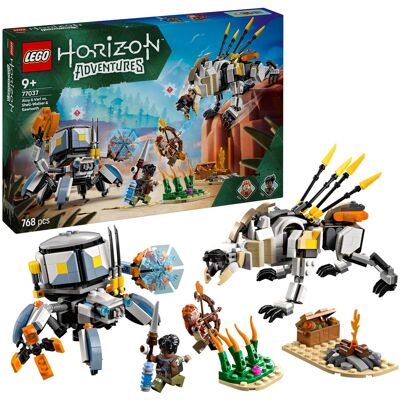 Lego Horizon Aloy og Varl mod skjoldgænger og savtand, Bygge legetøj Lego Horizon Aloy og Varl mod skjoldgænger og savtand, Bygge legetøj