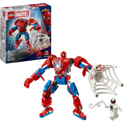 Lego Spider-Man-mech mod Anti-Venom, Bygge legetøj Lego Spider-Man-mech mod Anti-Venom, Bygge legetøj