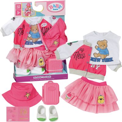 Zapf Creation BABY born® Deluxe Rejse-Outfit 43 cm, Dukke tilbehør Zapf Creation BABY born® Deluxe Rejse-Outfit 43 cm, Dukke tilbehør