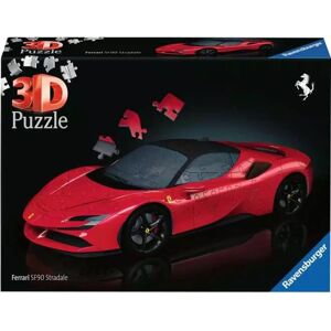 Ravensburger 3D Puzzle Ferrari SF 90 Stradale, Puslespil Ravensburger 3D Puzzle Ferrari SF 90 Stradale, Puslespil