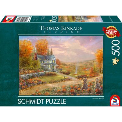 Schmidt Spiele Thomas Kinkade Studios: Efterår i Apple Hill, Puslespil Schmidt Spiele Thomas Kinkade Studios: Efterår i Apple Hill, Puslespil