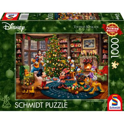 Schmidt Spiele 58047 Puslespil - Disney Mickey & Minnie Juletræ - Puslespil Schmidt Spiele 58047 Puslespil - Disney Mickey & Minnie Juletræ - Puslespil