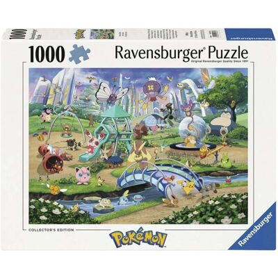 Ravensburger Puzzle Pokémon - Eevee og Park, Puslespil Ravensburger Puzzle Pokémon - Eevee og Park, Puslespil