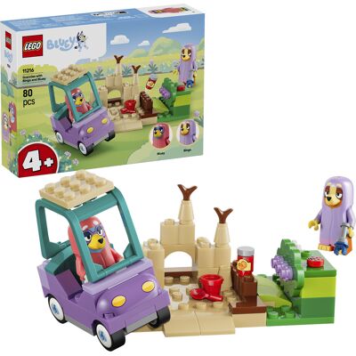 Lego Bluey Bedstemor med Bingo og Bluey, Bygge legetøj Lego Bluey Bedstemor med Bingo og Bluey, Bygge legetøj