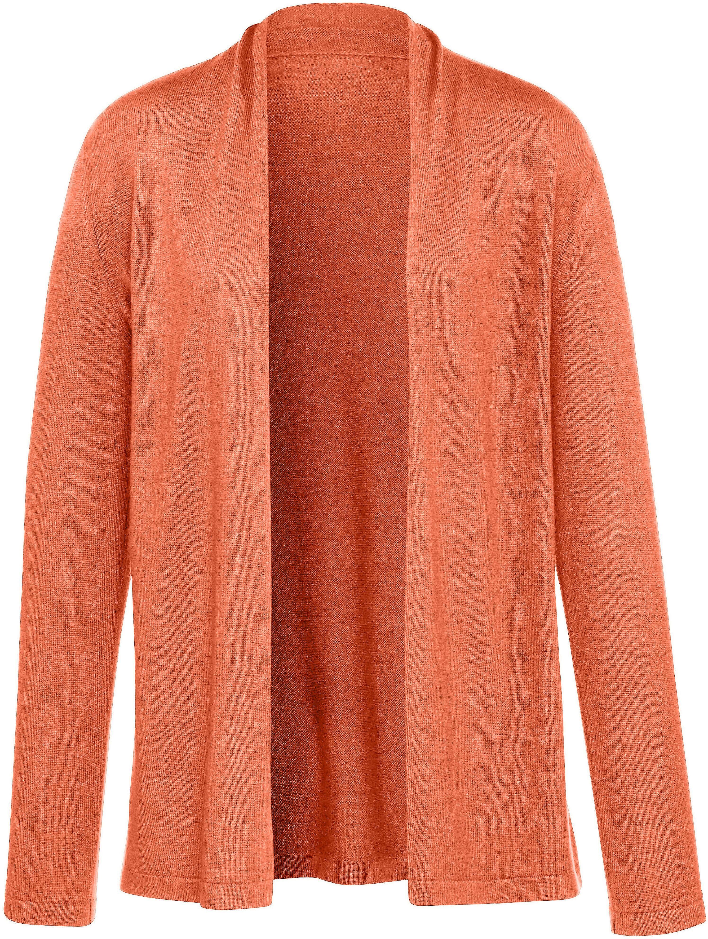 Peter Hahn Cardigan model Caro Fra Peter Hahn orange