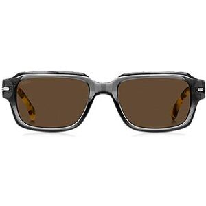 Boss Transparent-acetate sunglasses with Havana detailing