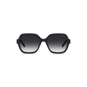 HUGO Black-acetate sunglasses with logo details