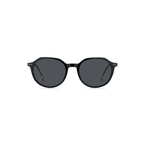 Boss Black-acetate sunglasses with gold-tone detailing
