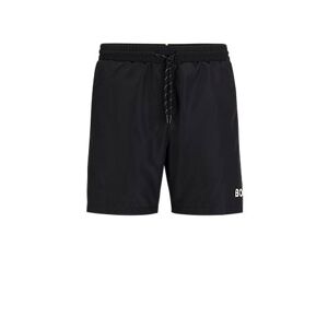 Boss Quick-drying swim shorts with logo and piping