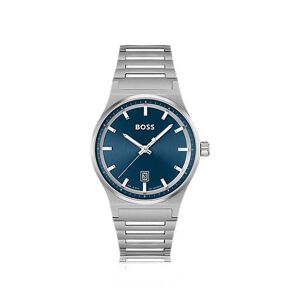 Boss Blue-dial watch with stainless-steel link bracelet