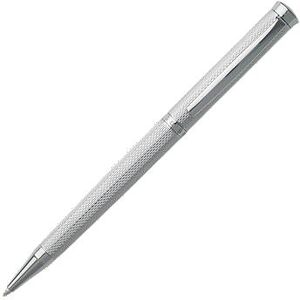 Boss Chrome-plated ballpoint pen with diamond-cut engraving